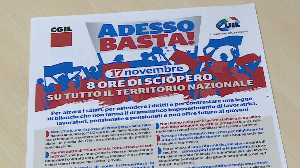 Sciopero In Toscana Il 17 Novembre, Adesione Di Cgil E Uil - NoiTV